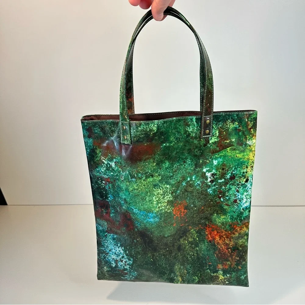 J.P. Gaultier x Kashiyama Acid Print Tote Multicolor Artistic Bag one-of-a-kind